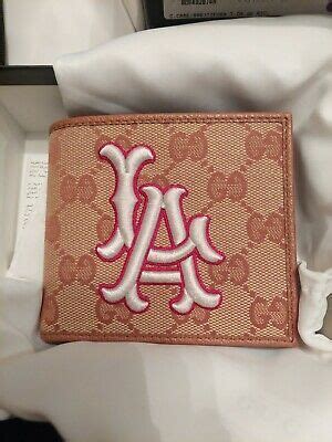 Gucci x MLB LA Dodgers GG Canvas Bifold Wallet 28474519